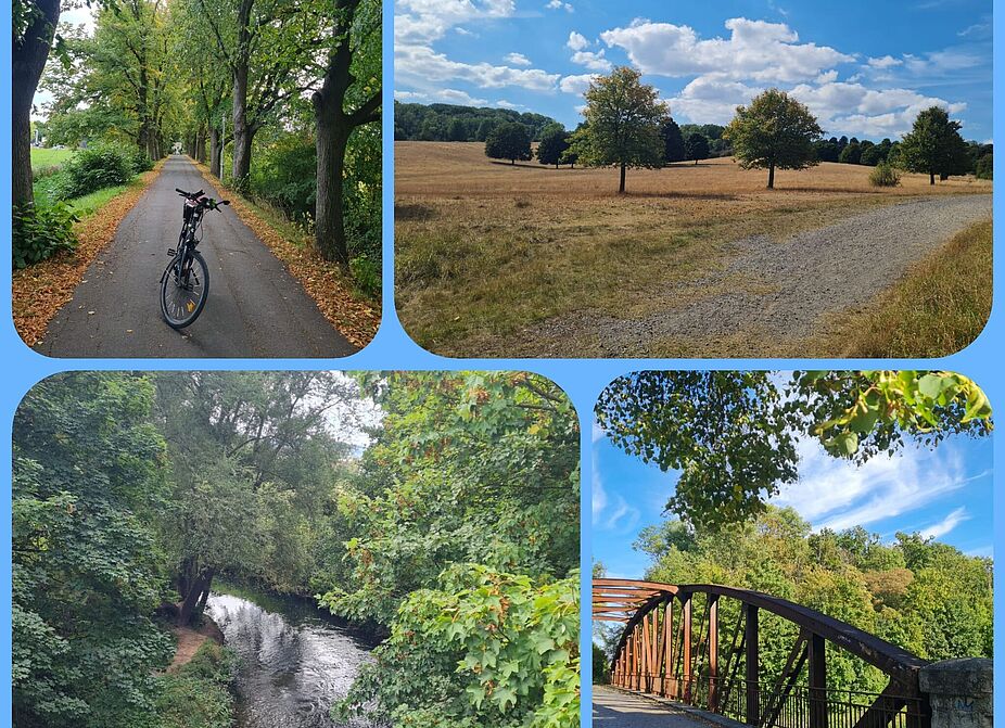 Weiterfahrt an der Innerste....traumhafte Landschaften Weiterfahrt an der Innerste....traumhafte Landschaften